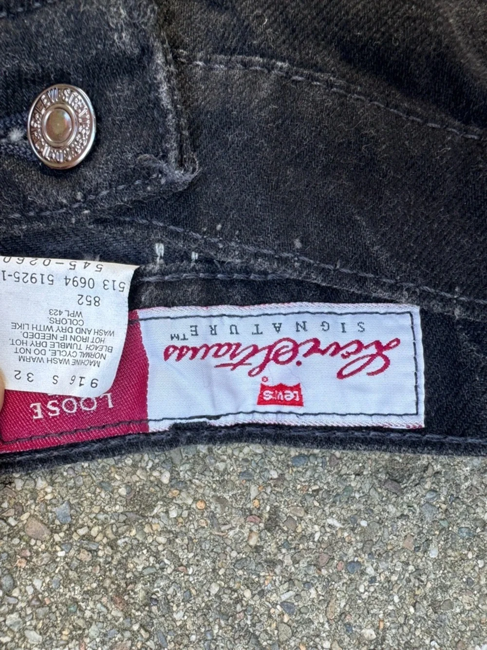 Vintage 1994 Levi’s 545 Black Jeans Deadstock BNWT 40x32 USA Made